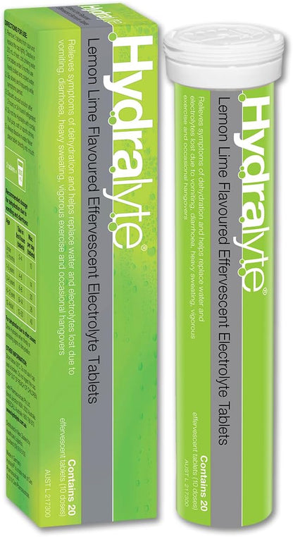 Hydralyte Tablets Lemon/ Lime - Pack of 20