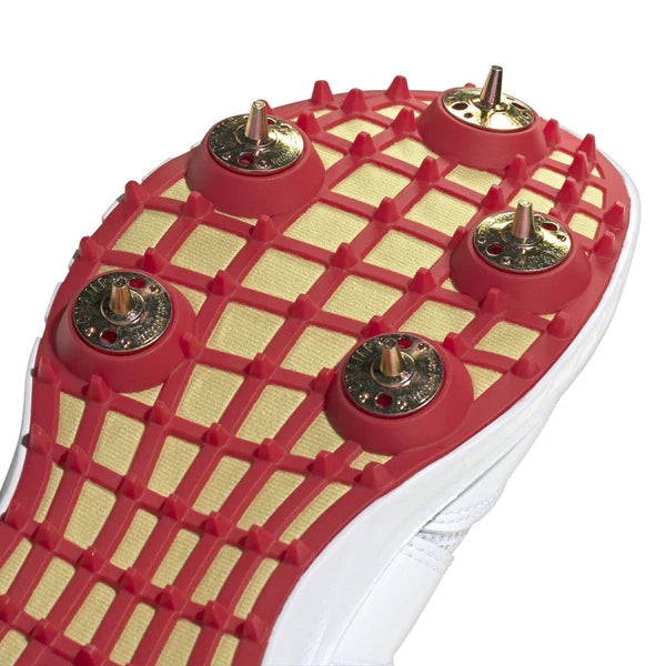 Adidas Howzat Full Spike Shoes - White Gold