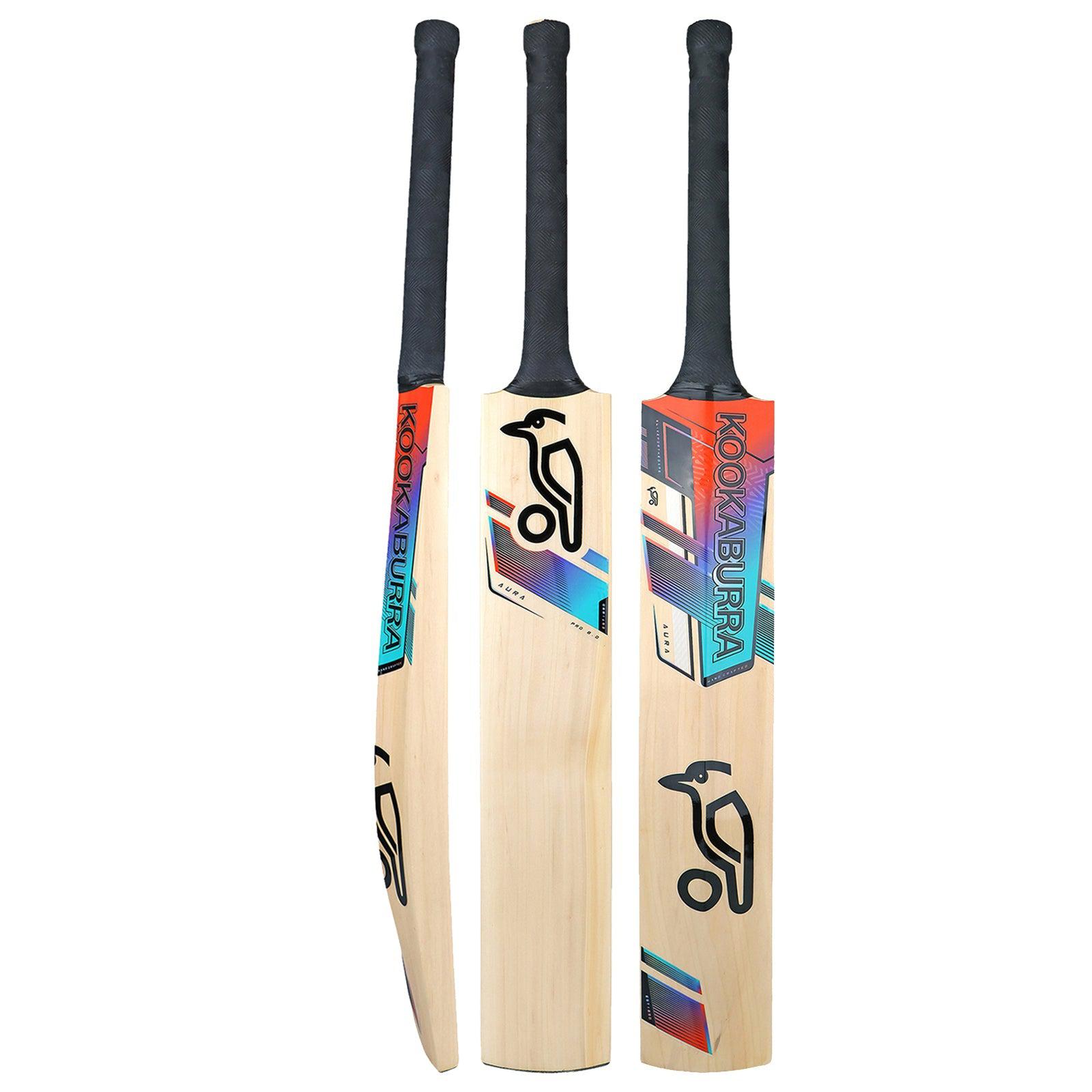 Kookaburra Aura Pro 8.0 Kashmir Willow Cricket Bat - Size 5