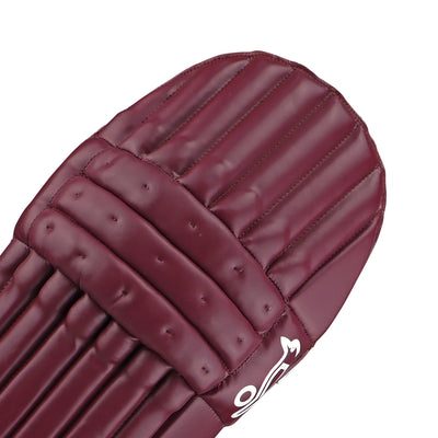 Kookaburra Lightweight Maroon Cricket Batting Legguard - Adult