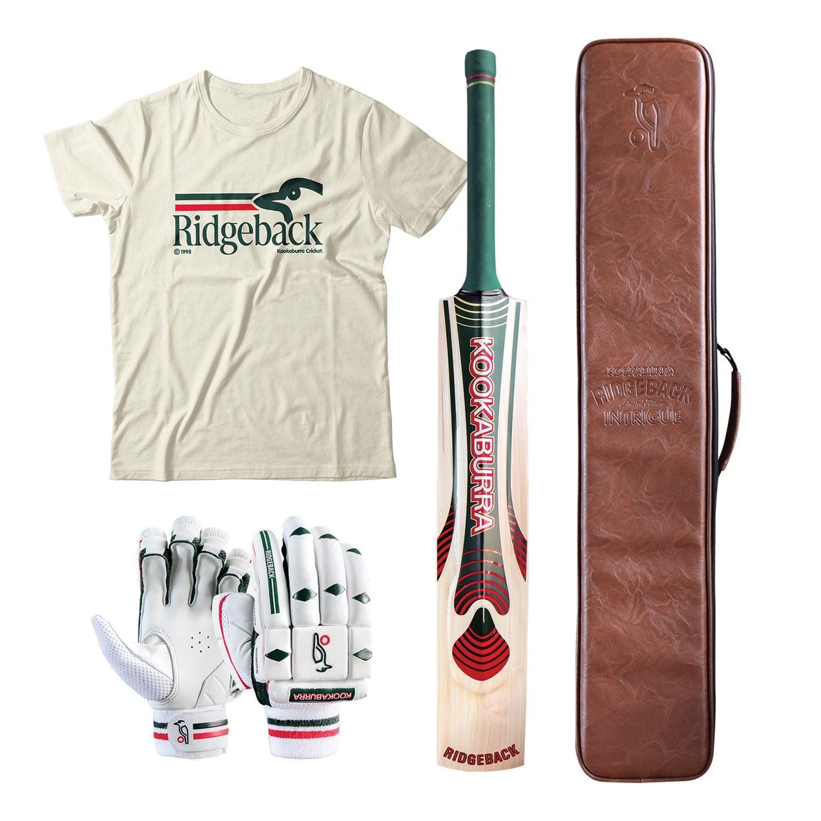 Kookaburra Retro Ridgeback Intrigue L E Cricket Bat Bundle - Senior