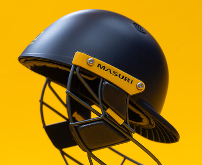 Masuri T Line Plus Steel Grille Cricket Helmet - Senior Green