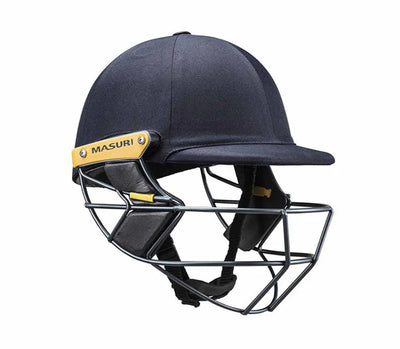 Masuri T Line Steel Grille Wicket Keeping Helmet - Senior Navy
