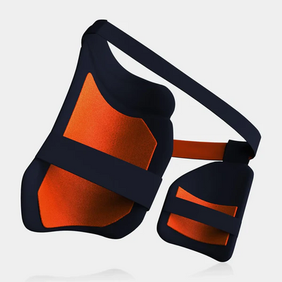 MoonWalkr 2.0 Cricket Combo Thigh Guard - Large Navy