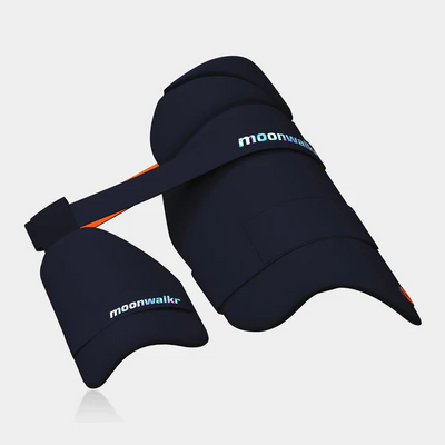 MoonWalkr 2.0 Cricket Combo Thigh Guard - Large Navy