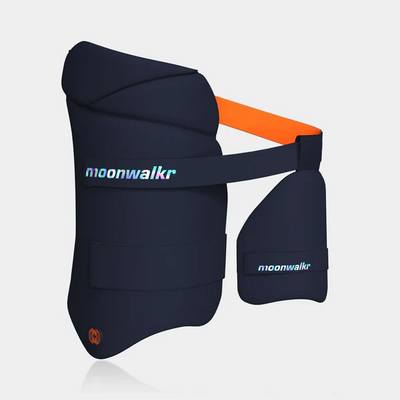 MoonWalkr 2.0 Cricket Combo Thigh Guard - Large Navy