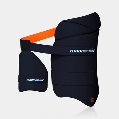 MoonWalkr 2.0 Cricket Combo Thigh Guard - Large Navy