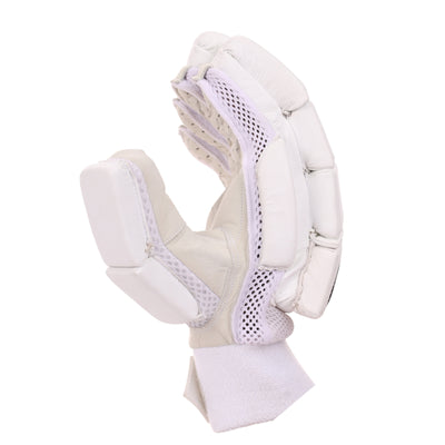 SG Litevate White Cricket Batting Gloves - Adult