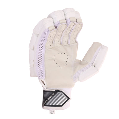 SG Litevate White Cricket Batting Gloves - Adult