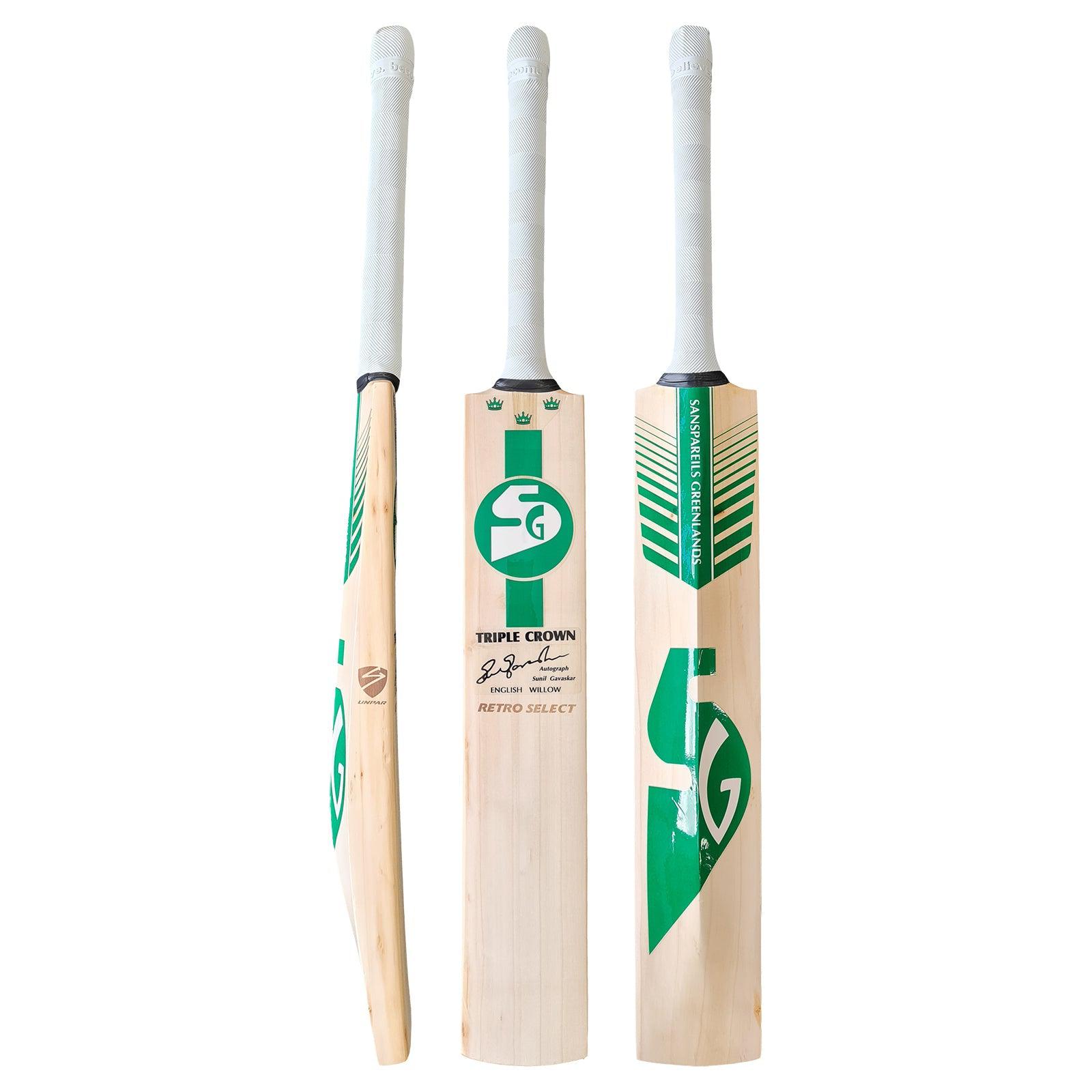 SG Triple Crown Retro Select Cricket Bat - Senior