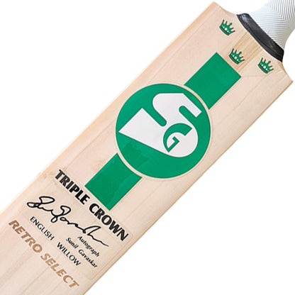 SG Triple Crown Retro Select Cricket Bat - Senior