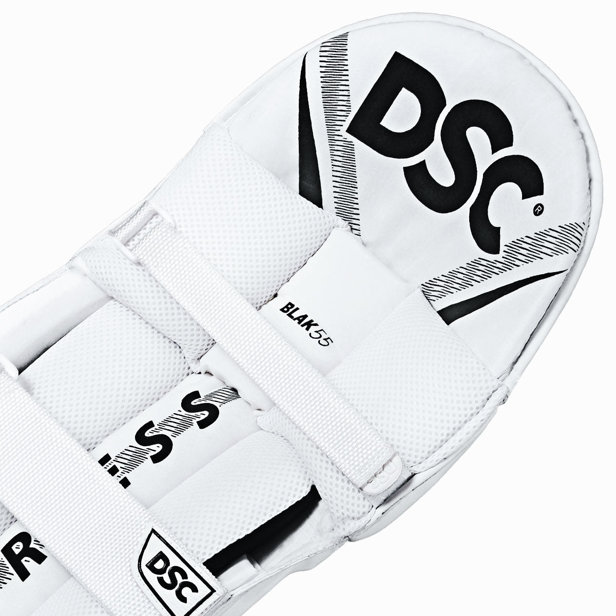 DSC Blak 55 Batting Leg Guard - Adult