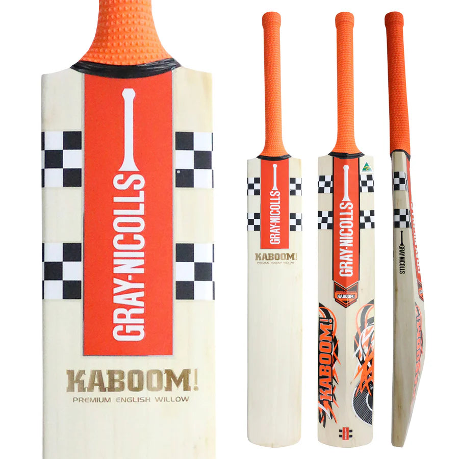 Gray Nicolls David Warner Kaboom Premier Cricket Bat - Senior Long Blade