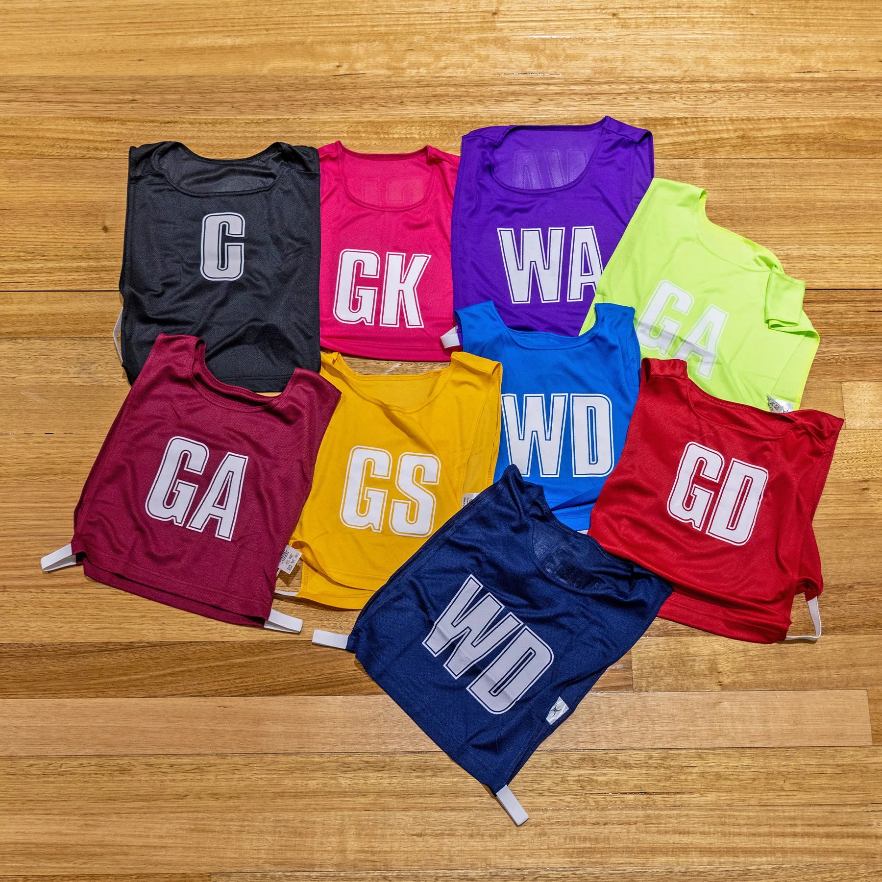 Gilbert Netball Bibs