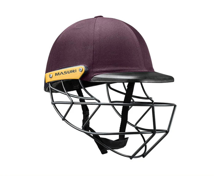 Masuri C Line Plus Steel Grille Cricket Helmet - Senior Maroon