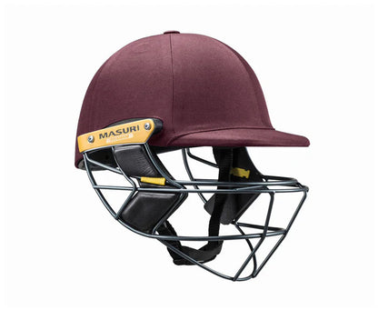 Masuri E Line Titanium Grille Cricket Helmet - Senior Maroon