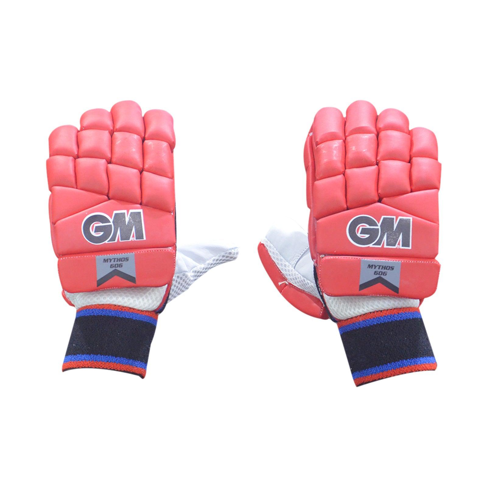 Gunn & Moore GM Mythos 606 Coloured Batting Gloves Red - Mens