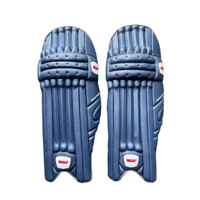 MRF Genius Grand Coloured Batting Pads - Navy Blue
