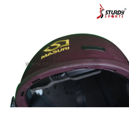 Masuri T Line Titanium Maroon Cricket Helmet - Senior