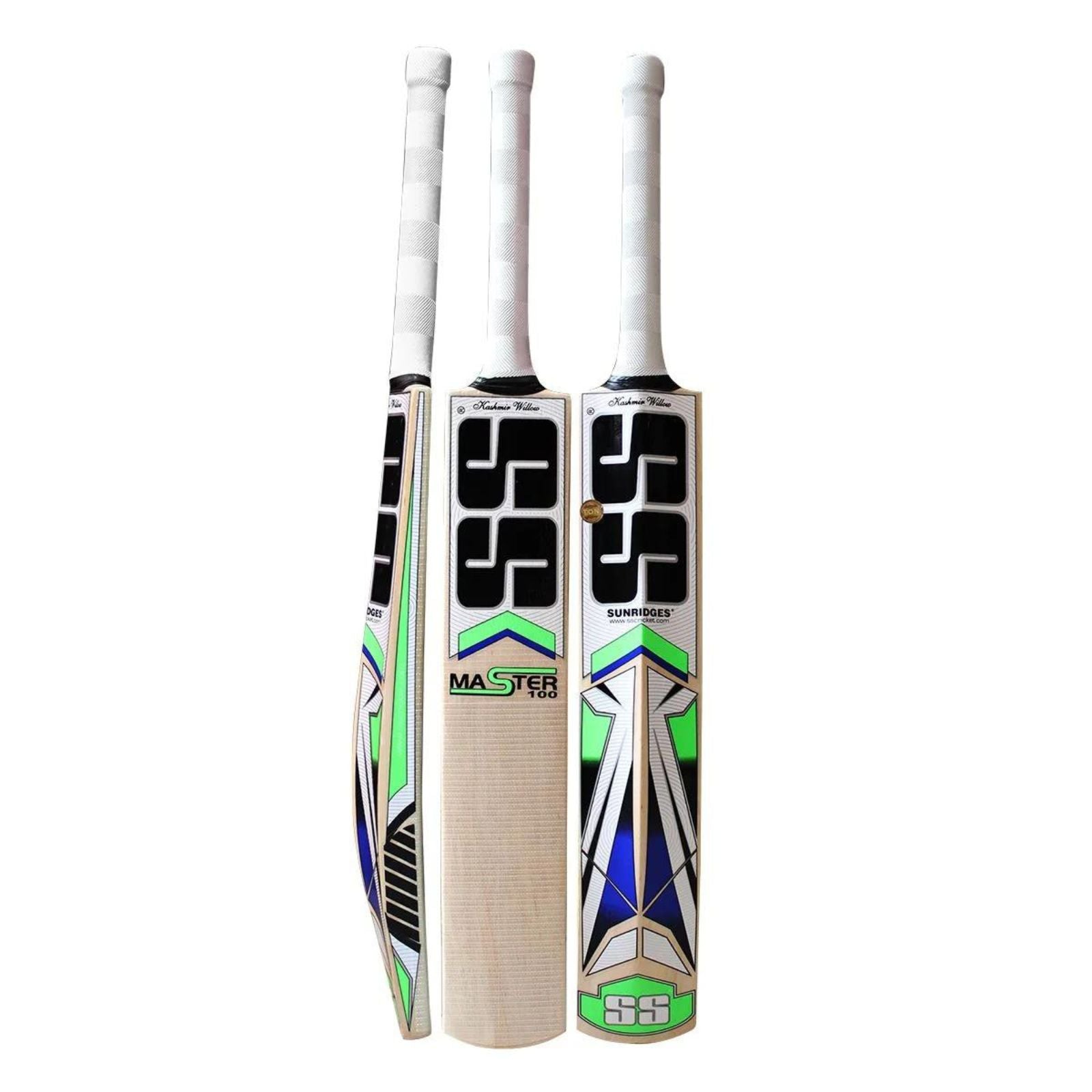 SS Master 100 Kashmir Willow Cricket Bat - Senior