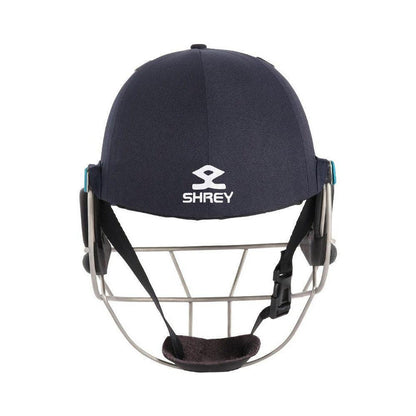 Shrey Master Class Air 2.0 Cricket Helmet With Stainless Steel Visor - Navy