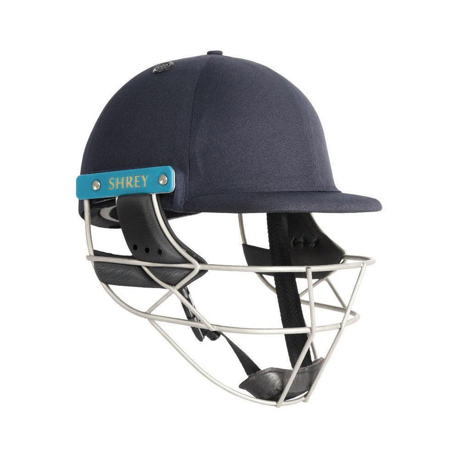Shrey Master Class Air 2.0 Cricket Helmet With Stainless Steel Visor - Navy