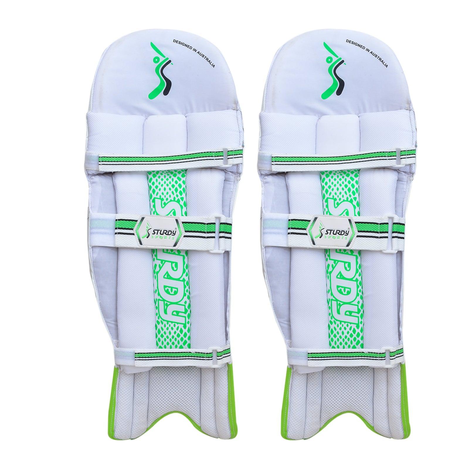 Sturdy Alligator Batting Cricket Pads - Small Junior