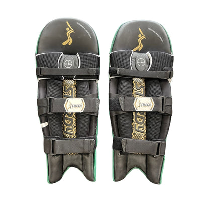 Sturdy Beast Coloured Cricket Batting Legguard - Adult Bottle Green