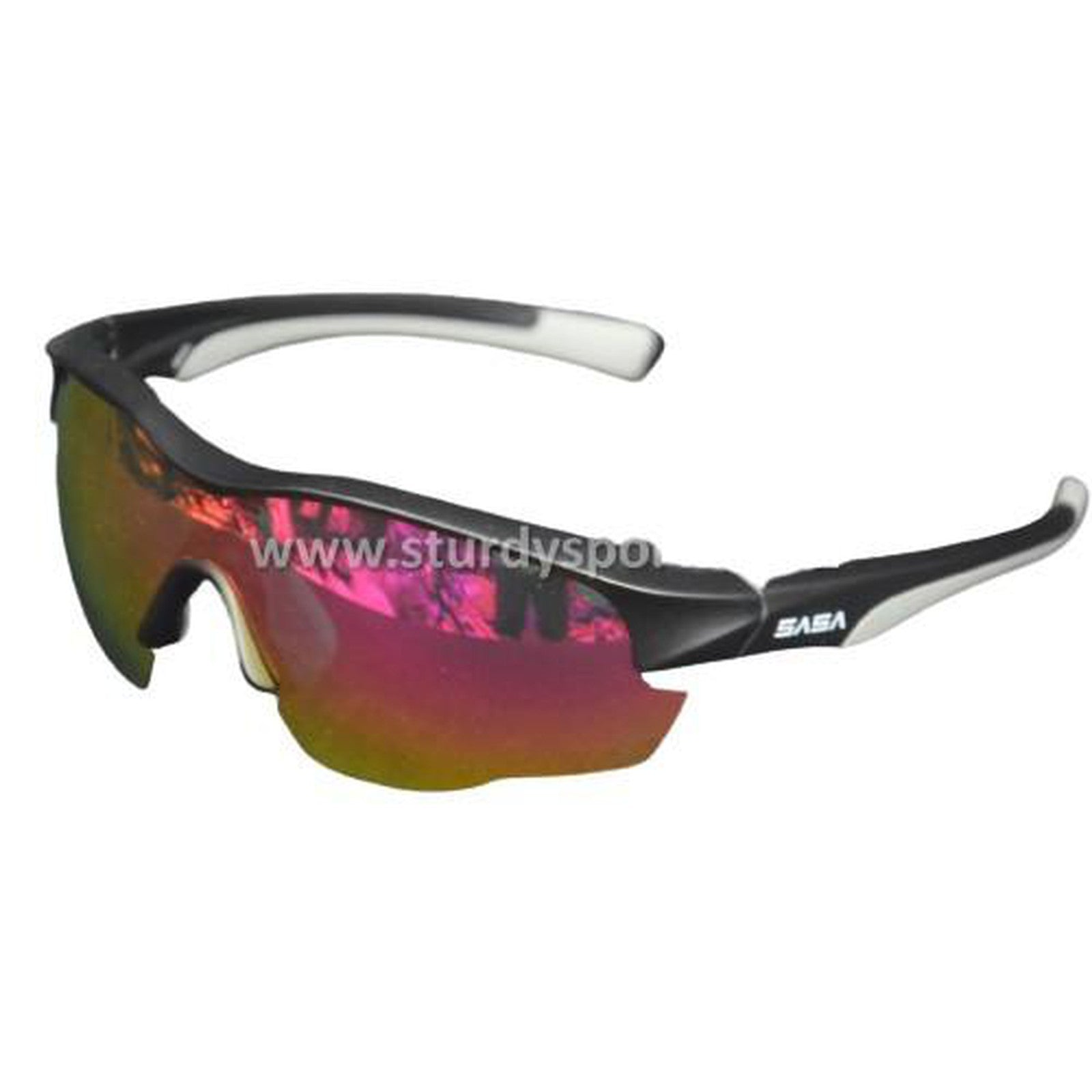 SASA Evolution Sunglasses (Black Frame / Orange Lens)