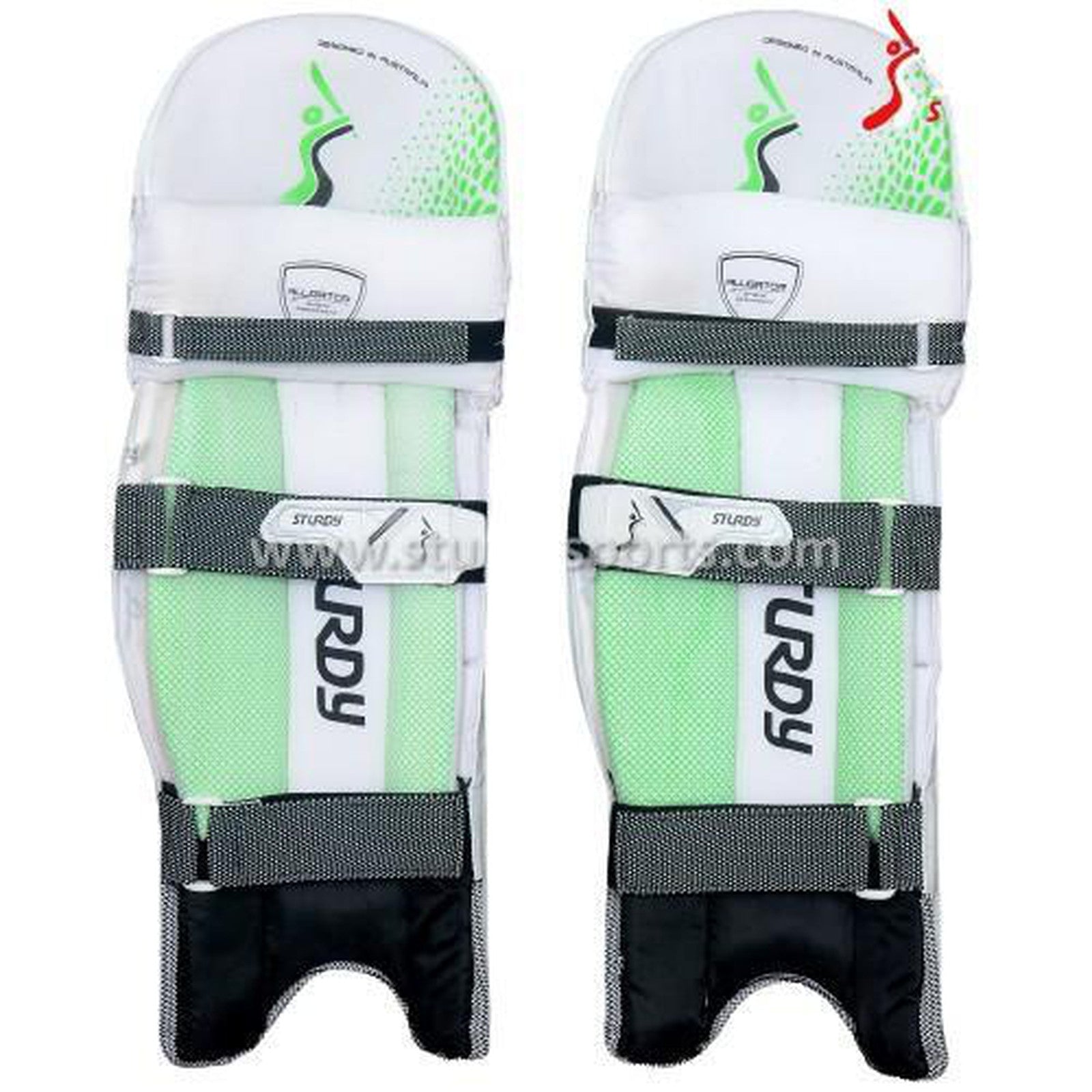 Sturdy Alligator Batting Pads - Youth